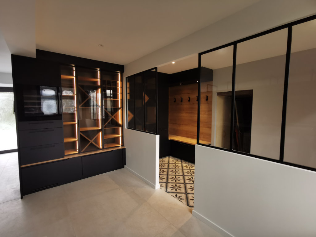 Après travaux création d'une entrée