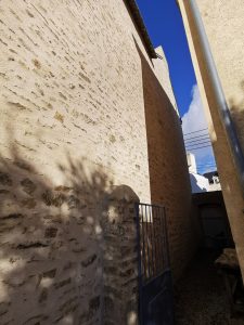 Mur séparatif après travaux