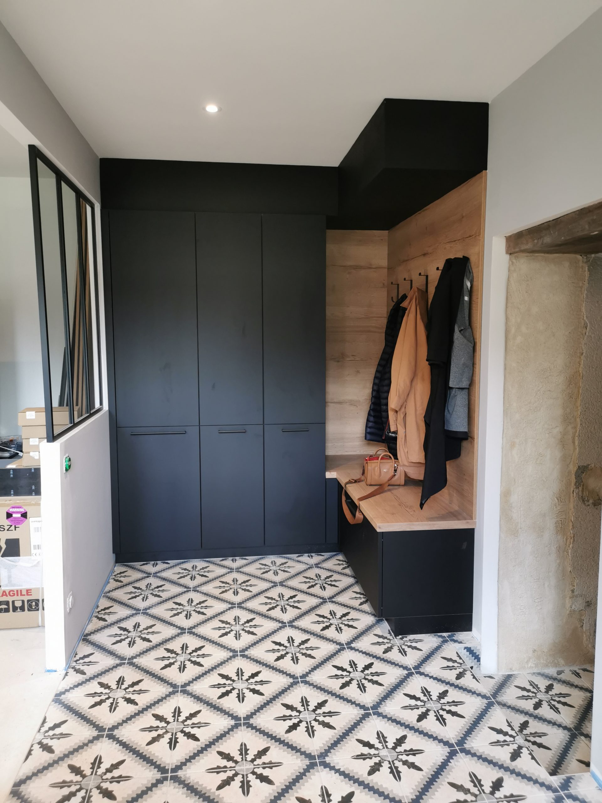 Entrée créée après travaux