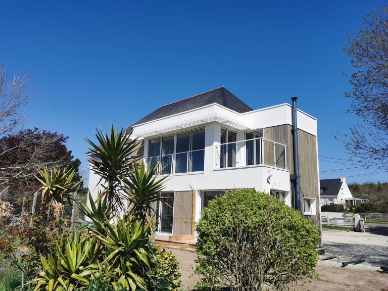 Vue de l'extension depuis le jardin