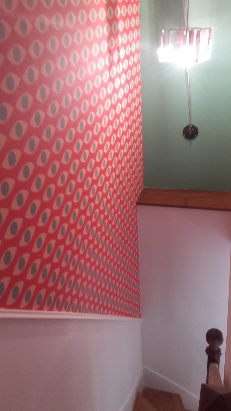 Cage escalier après travaux de rénovation